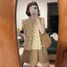 鹿依檸休閑褲女裝套裝2025夏季新款韓系減齡甜美風(fēng)小飛袖娃娃衫闊腿短褲 上衣+短褲 M 曬單實(shí)拍圖