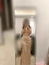 粟茝藝考生的音樂禮服法式一字肩褶皺開叉長(zhǎng)裙女氣質(zhì)性感連衣裙顯瘦宴 香檳色歐碼建議拍小一碼 M 推薦115-130斤 曬單實(shí)拍圖