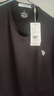 U.S. POLO ASSN.短袖男保羅冰絲涼感t恤男夏季防曬白色小T恤速干上衣黑L父親節(jié) 曬單實(shí)拍圖