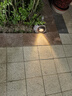 歐跡（OUJI）太陽能庭院燈照明燈草坪戶外仿真石頭射燈防水led花園公園景觀燈 1個(gè)裝【暖光+白光】黑灰石頭色 曬單實(shí)拍圖