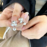 中國黃金（CHINA GOLD）銀星期耳釘女一周耳飾套裝純銀耳環(huán)送七夕情人節(jié)禮物送女朋友老婆 【浪漫純愛】一周星期耳釘-送女友 曬單實(shí)拍圖