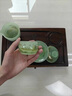 境坊間琉璃高端茶具一套功夫茶具用品大全陶瓷茶杯個(gè)人專(zhuān)用套裝家用 琉璃千里江山-翠竹園 10頭 曬單實(shí)拍圖