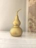 莫尼森  MOREISAN黃銅葫蘆擺件工藝品家居客廳玄關桌面酒柜裝飾品喬遷之喜搬家禮物 6#磨砂金(龍頭)葫蘆 高26.5cm 曬單實拍圖