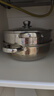 科固（KEGOO）單層蒸鍋煲湯火鍋鍋具28cm 燃?xì)庠铍姶艩t燉煮通用不銹鋼粥鍋KG117 曬單實(shí)拍圖