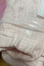 紅豆居家睡衣女秋季純棉長袖翻領(lǐng)開衫柔軟透氣紗布款月子服女士家居服套裝 曬單實拍圖