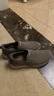 斯凱奇（Skechers）閃穿鞋男鞋秋季休閑鞋一腳蹬商務(wù)板鞋軟底豆豆鞋帆布鞋210959 曬單實(shí)拍圖