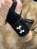 安德瑪（Under Armour）健身護(hù)腕【2只】臥推俯臥撐運(yùn)動(dòng)加壓網(wǎng)排羽毛球腱鞘炎手拉傷護(hù)具 曬單實(shí)拍圖