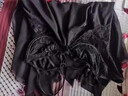 JIOESC情趣衣服睡衣冰絲女性感高級(jí)情趣內(nèi)衣小胸顯大透明聚攏睡裙前扣式 黑色（鋼托睡裙+T褲）小胸顯大 均碼 （80-125斤） 曬單實(shí)拍圖