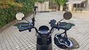 閩超電動(dòng)車(chē)把手擋風(fēng)板加長(cháng)款通用擋雨防護具改裝配件摩托車(chē)手把護手罩 加長(cháng)把手擋風(fēng)板可調支架+反光藍 曬單實(shí)拍圖