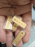 中國珠寶黃金金條100g AU9999足金投資金條10g金塊收藏金磚金子 生日禮物 100g【薄片金條】 曬單實(shí)拍圖