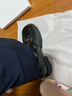 百麗七夕禮物元寶樂福女25新粗跟英倫皮鞋D2S1DCA5 黑色-寬版 36 曬單實拍圖