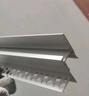 極窄洗墻燈天花雙眼皮燈家裝LED條形線性反光回光燈槽懸浮吊頂燈 A款燈槽預埋款 曬單實拍圖