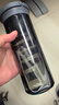 樂扣樂扣（LOCK&LOCK）簡約大容量塑料水杯tritan帶茶漏提手戶外水壺男女杯子610ML灰色 曬單實拍圖