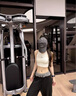 ALO YOGA【金智秀Jisoo同款】工字運動背心女健身美背跑步內(nèi)搭運動背心 黑色 S 【90-110斤】 曬單實拍圖