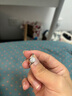 范琦（Fanci）【培育鉆石】天使之吻一克拉求婚鉆石戒指戀愛循環(huán)求婚禮物送老婆 925銀鑲嵌 1克拉培育鉆石（F色/SI） 曬單實(shí)拍圖