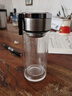馨沐魚迷你茶水分離拉環(huán)提環(huán)水杯雙層玻璃杯小巧口袋便攜男女防燙定制 【加厚小號(hào)】180ml 曬單實(shí)拍圖