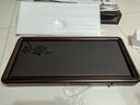 金鑲玉 花梨木茶盤(pán)茶托 烏金石家用實(shí)木石頭茶臺排水式茶具盤(pán)64*30*4 花梨富貴簡(jiǎn)約茶盤(pán)-新款 曬單實(shí)拍圖