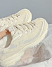 斯凱奇（Skechers）奶茶熊3代丨老爹鞋新款女鞋海鹽春夏熊貓鞋運(yùn)動(dòng)休閑鞋 896276仙芋奶凍/NTGY 35.5 曬單實(shí)拍圖