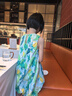 小豬班納童裝2025夏裝新款兒童打底褲中大童女童五分褲女孩褲子潮 淺花灰  130 曬單實拍圖