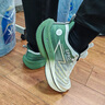 芷境2.0全掌碳板跑步鞋2代pro馬拉松競速跑鞋體育生透氣運動(dòng) 青菩提 42 曬單實(shí)拍圖