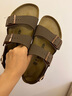 BIRKENSTOCK勃肯德國(guó)進(jìn)口男款時(shí)尚舒適百搭軟木Milano系踝涼鞋 棕色常規(guī)版634501 40 曬單實(shí)拍圖
