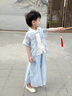 DOMIAMIAKIDS漢服兒童古風套裝夏季唐裝表演出服寶寶周歲禮服中式男女童裝 新中式套裝男款 110 （100-110cm/32-40斤） 曬單實拍圖