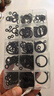 安賽瑞 O型圈密封圈修理盒 丁晴NBR圈耐油耐磨組合墊 國標丁晴15種200PCS 4D00001 曬單實拍圖