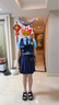 SOKGUIN兔子警官cos衣服服裝朱迪女頭飾帽子秋裝裙子瘋狂動物城套裝 兔子警官馬甲+襯衫+百褶裙+帽子 M 曬單實拍圖