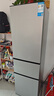 新飛（Frestec）205升三門家用節(jié)能低音小型電冰箱三門三溫中門獨立空間速凍保鮮七檔溫控BCD-205K3AT 曬單實拍圖