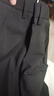 西褲男夏季薄款職業(yè)正裝商務(wù)修身抗皺免燙直筒西服褲輕奢休閑長褲 黑色 33 （135斤左右） 曬單實拍圖