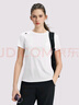 DESCENTE迪桑特WOMEN’S TRAINING系列女士TOUGH面料短袖T恤 WT-白色 2XL (180/96A) 曬單實(shí)拍圖