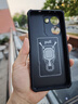 特七 適用小米紅米turbo4pro手機殼鏡頭全包redmi turbo4氣囊防摔保護套磁吸金屬指環(huán)支架保護殼高級款 【炫酷黑】磁吸支架&氣囊防摔 紅米Turbo4 曬單實拍圖