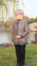 桓黎老年人春秋裝女外套奶奶裝新款60歲70老太太秋裝媽媽立領長袖衣服 藍色（春秋款） 2XL 建議 (100-115斤) 曬單實拍圖