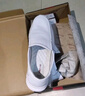 緋櫻四季款護士鞋男白色真牛皮軟底舒適透氣光面醫護工作鞋168-40 曬單實(shí)拍圖