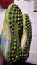 卡爾美（KELME）兒童足球鞋男星耀1.0防滑耐磨TF碎釘專(zhuān)業(yè)比賽球鞋 綠彩藍 34  曬單實(shí)拍圖
