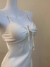 莫代爾性感睡衣女2025年春夏季新款純欲風冰絲綢帶胸墊蕾絲吊帶睡裙睡袍 [絲綢款]奶黃色 M 160(建議體重80-105斤) 曬單實拍圖
