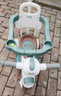 貝趣兒童三輪車(chē)1-3歲腳踏車(chē)寶寶遛娃神器嬰兒推車(chē)溜溜車(chē)三合一手推車(chē) 【安全護(hù)欄+靠背+轉(zhuǎn)向手推桿】 綠 推騎兩用0-6歲溜娃小孩自行車(chē) 曬單實(shí)拍圖
