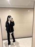 MAYBEYOND微喇牛仔褲男夏季垂感修身微喇褲高腰褲子男MA27復(fù)古藍(lán)XL 曬單實(shí)拍圖