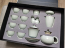 蘇氏陶瓷（SUSHI CERAMICS）汝窯開片功夫茶具帶馬上有錢馬蹄蓋碗西施壺套裝平價(jià)禮品團(tuán)購(gòu)款 曬單實(shí)拍圖