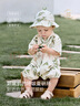 babylove嬰兒連體衣夏季竹棉山茶紗布和尚服新生兒寶寶衣服薄款透氣哈衣 曬單實(shí)拍圖