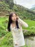 CS.LION韓系波點(diǎn)吊帶蝴蝶結(jié)連衣裙子女溫柔氣質(zhì)2025新款春夏季小個(gè)子長(zhǎng)裙 開(kāi)衫【單件】 L 110-120斤 曬單實(shí)拍圖