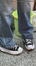 匡威（Converse）男鞋女鞋Run Star Hike 厚底增高帆布潮流時(shí)尚運(yùn)動(dòng)鞋休閑鞋 168816C 40 曬單實(shí)拍圖