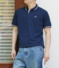 TOMMY JEANS【潮流鑲邊】25夏季男裝純棉珠地網眼商務翻領短袖T恤POLO20745 藏青色C1G L 曬單實拍圖