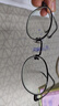 蔡司（ZEISS）鏡片近視眼鏡框男半框防藍(lán)光輻射可配帶散光度數(shù)眼睛女鈦合金鏡架 升級(jí)鈦材 黑銀 配colorein鏡片1.67防藍(lán)光0-1000 曬單實(shí)拍圖