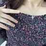 中國(guó)珠寶 SINO GEM999足銀項(xiàng)鏈女跳動(dòng)的心吊墜時(shí)尚飾品紀(jì)念情人節(jié)520送女朋友禮物 白*跳動(dòng)的心吊墜【925銀O字鏈+品牌禮盒】 曬單實(shí)拍圖