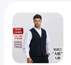 帝賓澤大碼西裝馬甲男士加肥加大胖子商務(wù)休閑職業(yè)馬夾背心 藏青色 5XL 曬單實(shí)拍圖