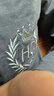 韓彩（HACAI）睡衣男春秋莫代爾長(zhǎng)袖長(zhǎng)褲男士睡衣家居服套裝 鉑灰（長(zhǎng)袖） L 曬單實(shí)拍圖