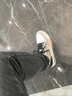 特步（XTEP）男鞋板鞋男運(yùn)動(dòng)鞋男夏季側(cè)幫網(wǎng)面透氣休閑鞋子舒適百搭旅游滑板鞋 帆白/淺麻灰/黑 42 曬單實(shí)拍圖