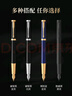 派克（PARKER）【畢業(yè)禮物】鋼筆簽字筆 商務(wù)禮品高檔生日禮物送禮AI定制賀卡 精英睿智黑金夾墨水筆+木制禮盒 曬單實(shí)拍圖