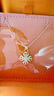 老鋪黃金古法手工足金項(xiàng)鏈 · 十字金剛杵（1號）鉆飾吊墜（金鏈款） 小號鎖骨鏈款金重約8.39g 曬單實(shí)拍圖